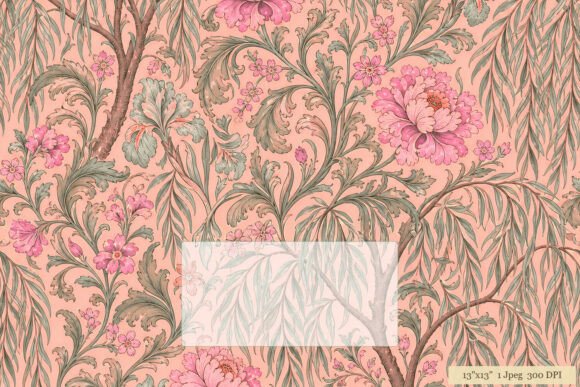 Download Morris Peony Willow Pink Floral - Premium Bundle