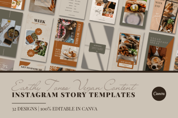 Download INSTAGRAM STORY Earthy Tones Vegan Conte - Earthy tones Collection