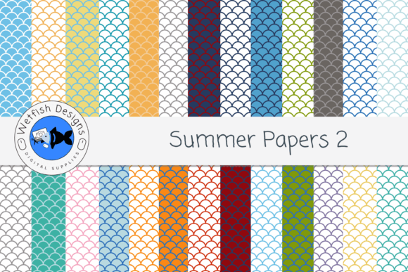 Download Summer Digital Paper in Geometric Print - Geometric print Collection
