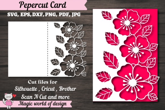 Download Flower Wedding Card Paper Cutting Templa - Paper cutting Collection