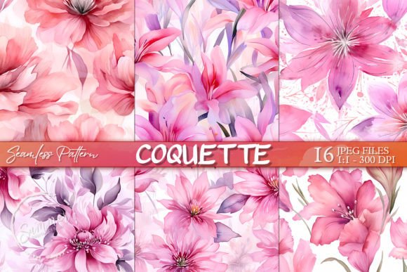 Download Pink Coquette Floral Wallpaper Pattern - Wallpaper pattern Collection