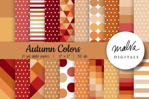 Download Autumn Colors Geometric Patterns - Autumn colors Collection