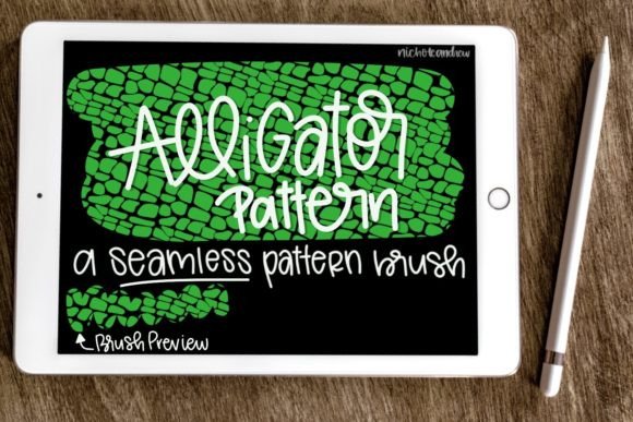 Download Alligator Skin Procreate Brush - Skin Collection