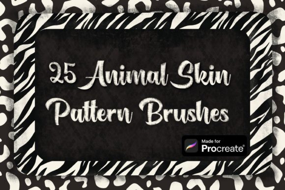 Download 25 Animal Skin Pattern Brushes Procreate - Skin Collection