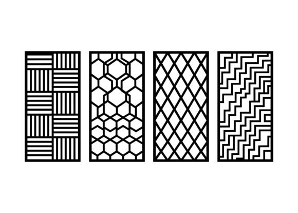 Download Modern Geometric Panel Pattern EPS Bundl - Modern geometric Collection
