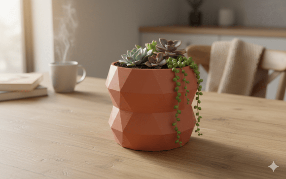 Download Modern Geometric Planter&nbsp;3D Model for 3D Print - Premium Bundle