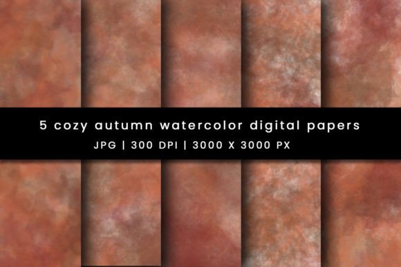 Download Cozy Autumn Colors Digital Papers - Autumn colors Collection