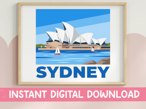 Download Sydney Opera House Geometric Print - Geometric print Collection