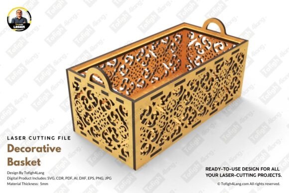 Download Modern Geometric Decorative Basket | SVG - Modern geometric Collection