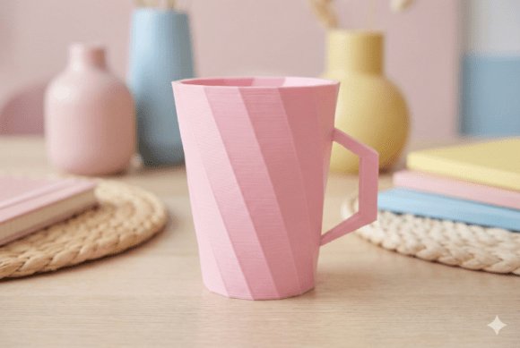 Download Modern Geometric Twist Mug Design - Modern geometric Collection