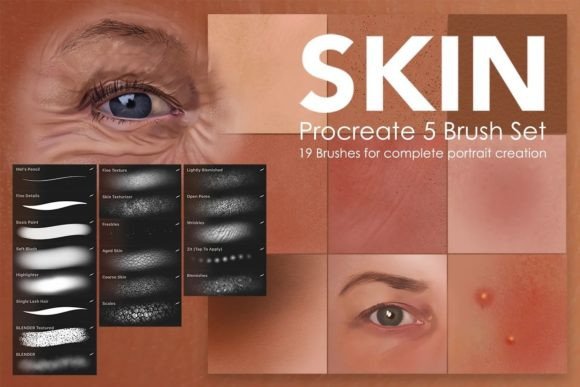 Download Skin Painting Procreate Brushes - Skin Collection