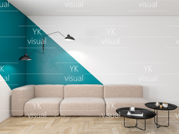 Download Interior with Geometric Print on Wall - Geometric print Collection